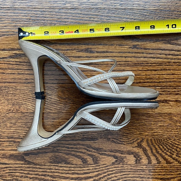 Del Garda Heel Sandals - Sz 6.5 - Picture 8 of 16